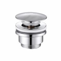 Донный клапан ABBER AF0011 без перелива, клик-клак, хром схема 1 Донный клапан ABBER AF0011 без перелива, клик-клак, хром схема 1