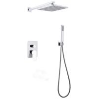 Душевая система ABBER Weiss Insel AF8018W скрытого монтажа без излива, белый-хром схема 1 Душевая система ABBER Weiss Insel AF8018W скрытого монтажа без излива, белый-хром схема 1