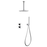 Душевая система ABBER Wasser Kreis AF8121 скрытого монтажа без излива, хром схема 1