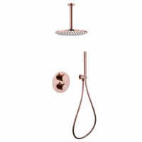 Душевая система ABBER Wasser Kreis AF8121RG скрытого монтажа без излива, розовое золото схема 1 Душевая система ABBER Wasser Kreis AF8121RG скрытого монтажа без излива, розовое золото схема 1