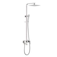 Душевая стойка ABBER Daheim AF8216SPL с изливом, сатин схема 1