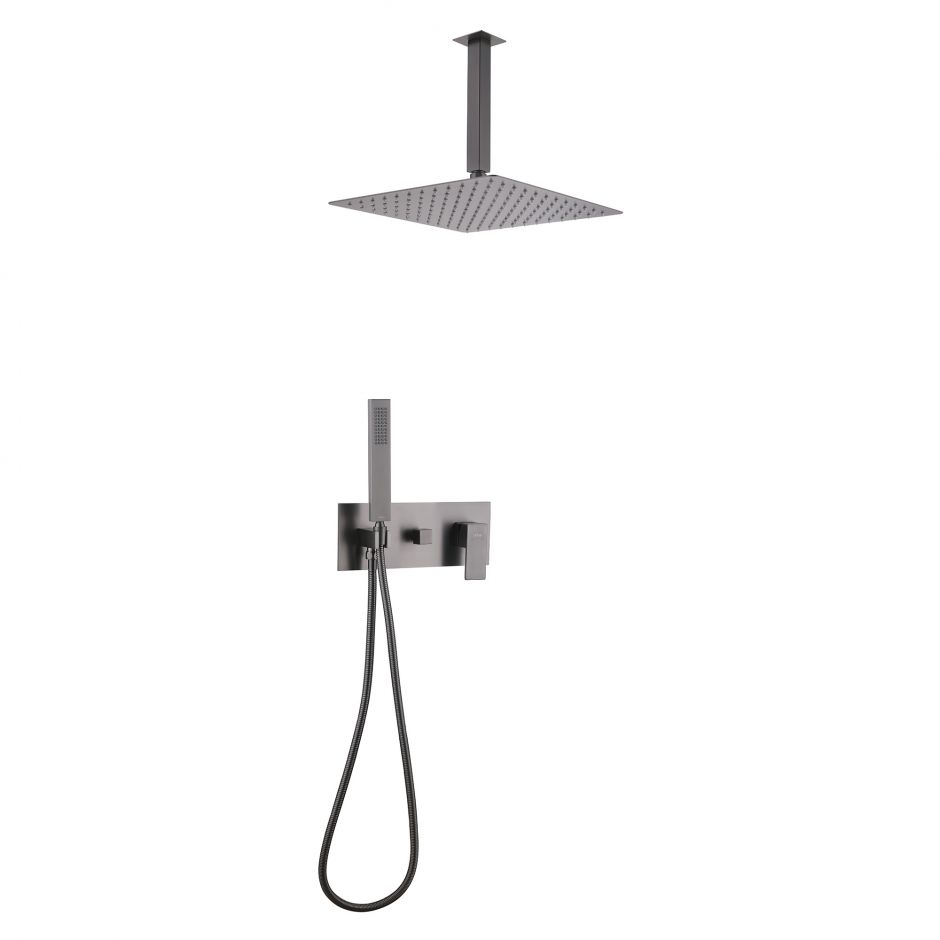 Изображение Душевая система ABBER Daheim AF8221NG скрытого монтажа без излива, никель