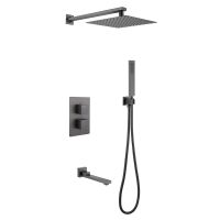 Душевая система ABBER Daheim AF8250NG скрытого монтажа с изливом, термостат, никель схема 1 Душевая система ABBER Daheim AF8250NG скрытого монтажа с изливом, термостат, никель схема 1