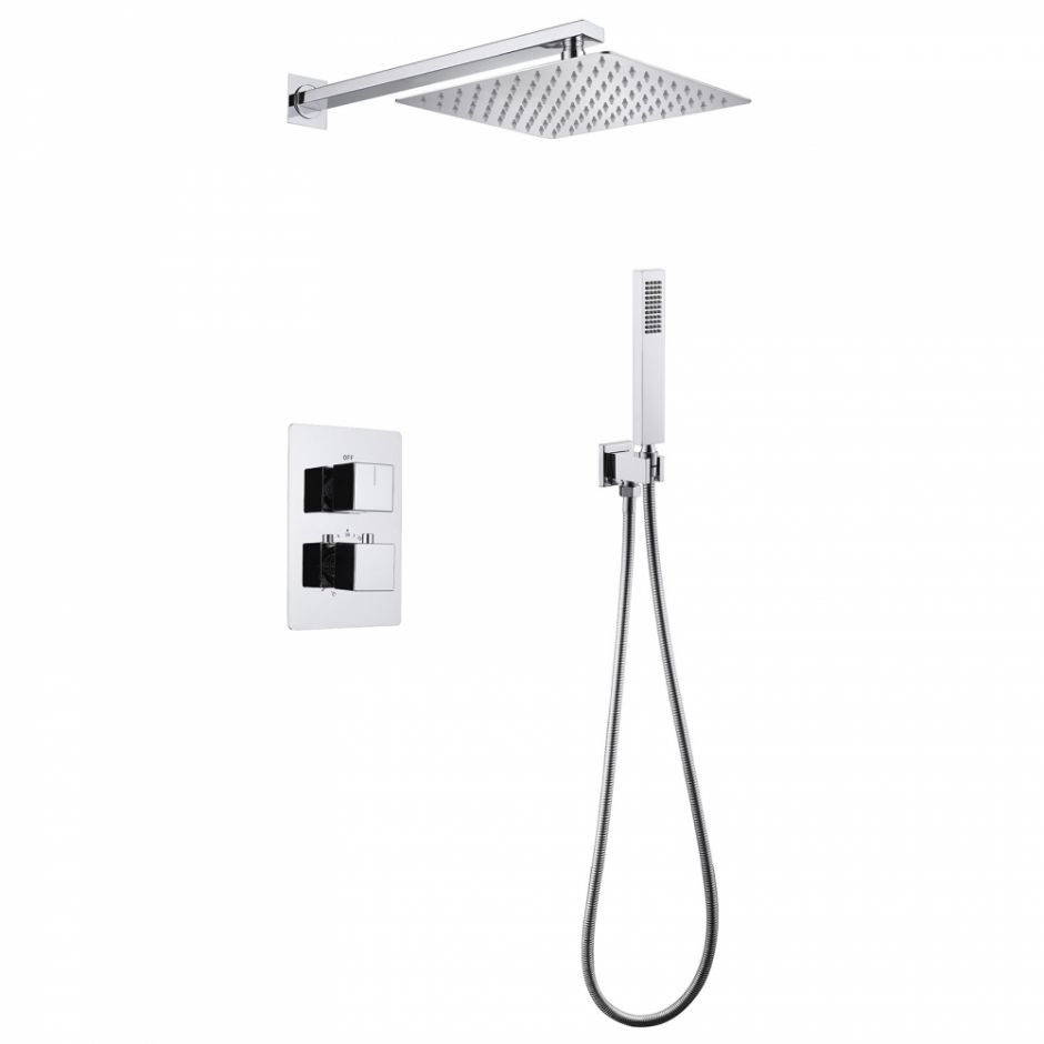 Изображение Душевая система ABBER Daheim AF8251 скрытого монтажа без излива, термостат, хром