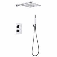 Душевая система ABBER Daheim AF8251 скрытого монтажа без излива, термостат, хром схема 1