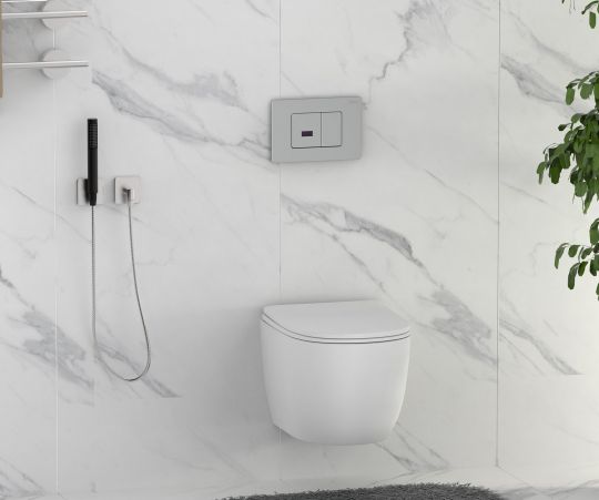 Кнопка смыва сенсорная ABBER AC0122S хром глянцевый схема 4