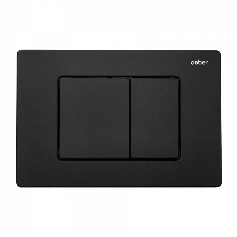 Изображение Кнопка смыва ABBER AC0120MB черная матовая