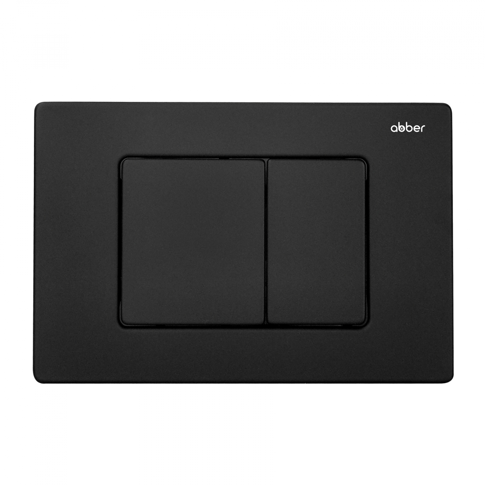 Кнопка смыва ABBER AC0120MB черная матовая цена от 6 375 ₽ Фото Кнопка смыва ABBER AC0120MB черная матовая