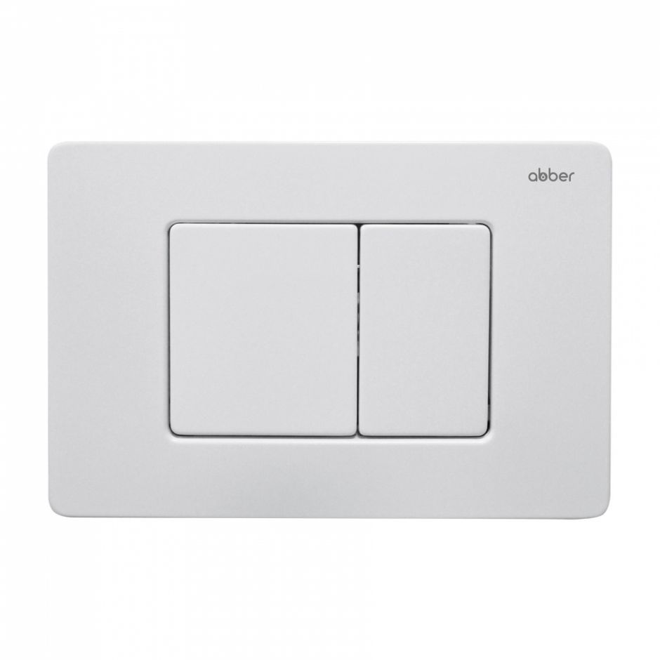 Изображение Кнопка смыва ABBER AC0120MW белая матовая