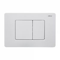 Кнопка смыва ABBER AC0120MW белая матовая схема 1