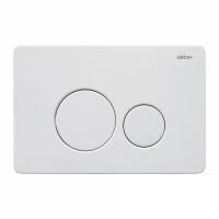 Кнопка смыва ABBER AC0121MW белая матовая схема 1