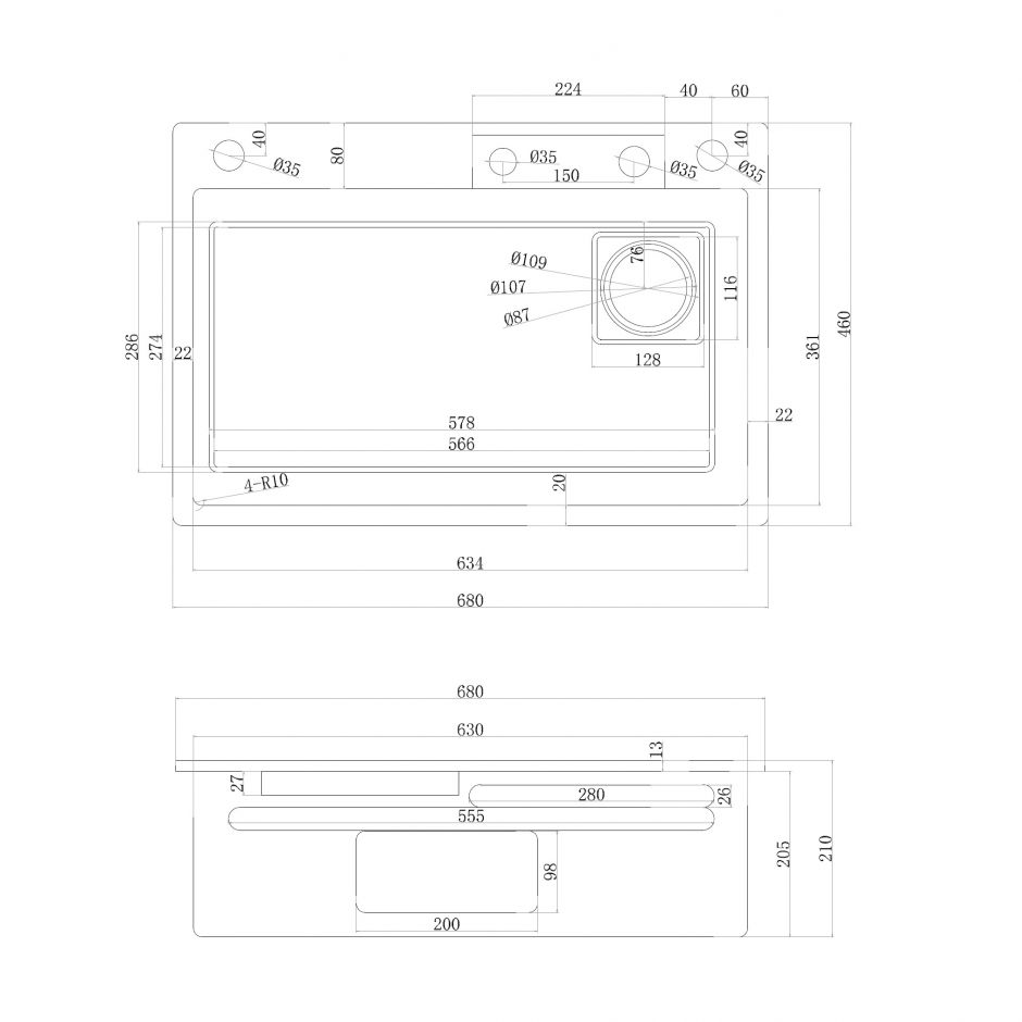Кухонная мойка ABBER Wasser Kreis AF2194SP сатин ФОТО