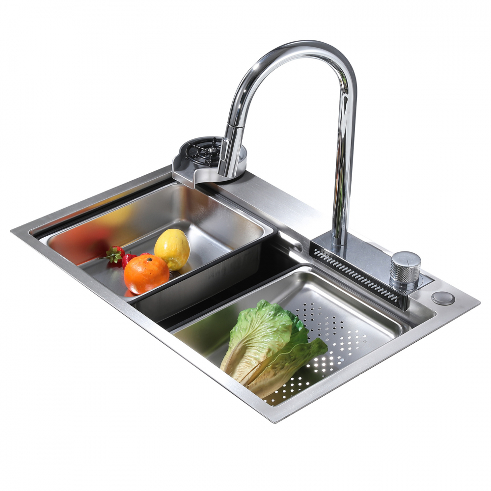 Кухонная мойка ABBER Wasser Kreis AF2194 хром цена от 25 200 ₽ Фото Кухонная мойка ABBER Wasser Kreis AF2194 хром