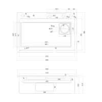 Кухонная мойка ABBER Wasser Kreis AF2194 хром схема 2 Кухонная мойка ABBER Wasser Kreis AF2194 хром схема 2