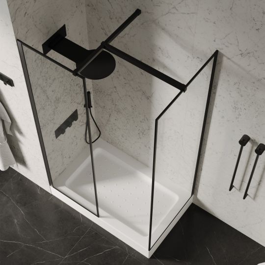 Душевой поддон ABBER AD3C139 130х90 прямоугольный, акриловый, белый схема 7