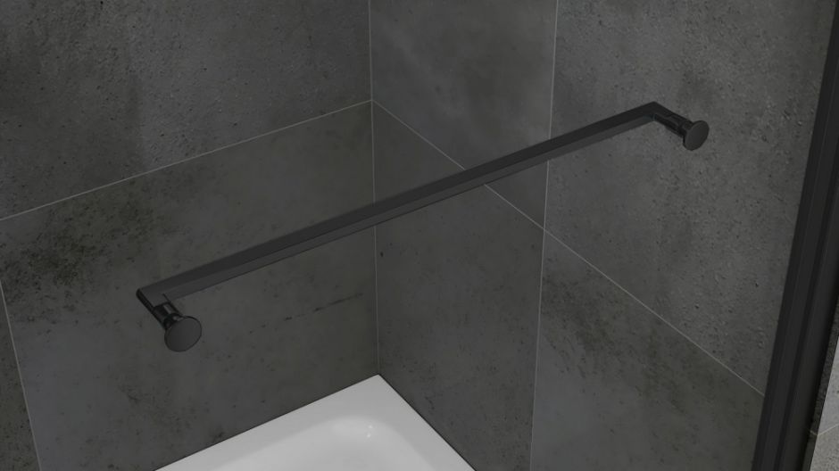 Душевой уголок ABBER Schwarzer Diamant AG0A090B 90х90 см ФОТО