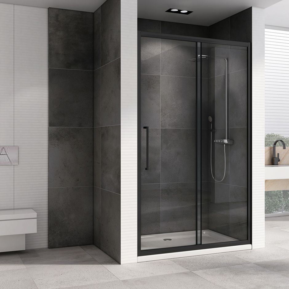 Душевая дверь ABBER Schwarzer Diamant AG30170BH 170 см ФОТО