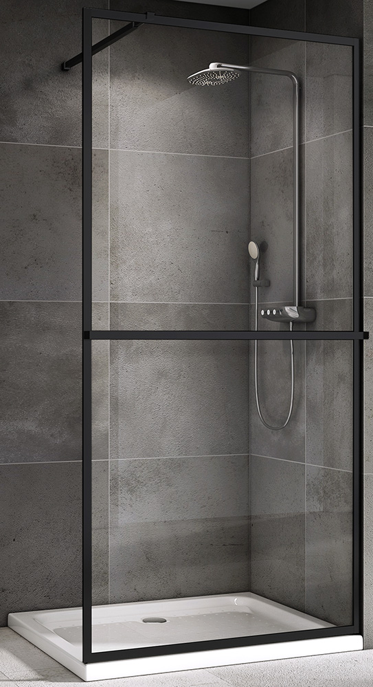 Душевая перегородка ABBER Immer Offen AG60120B8 цена от 25 840 ₽ Фото Душевая перегородка ABBER Immer Offen AG60120B8