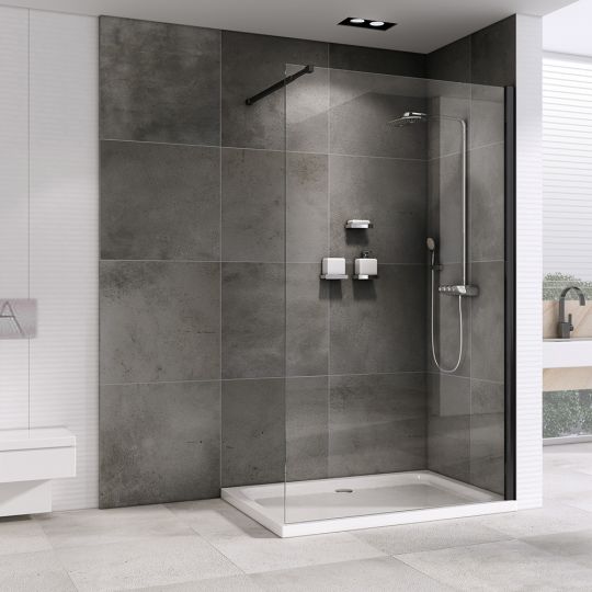 Душевая перегородка ABBER Immer Offen AG61120B схема 3