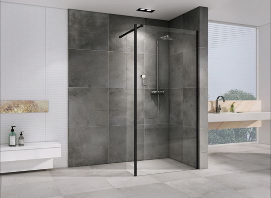 Душевая перегородка ABBER Immer Offen AG66120B схема 3