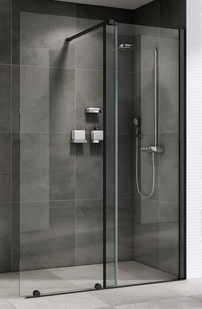 Душевая перегородка ABBER Komfort AG09100B цена от 29 750 ₽ Фото Душевая перегородка ABBER Komfort AG09100B