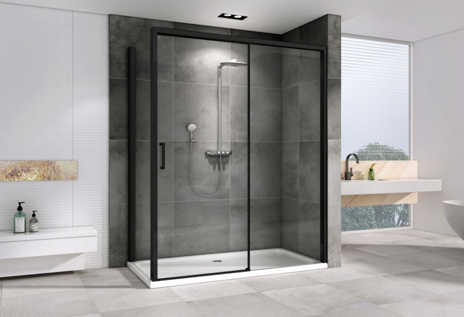 Душевой уголок ABBER Komfort AG93170B-S102B 170х100 см ФОТО