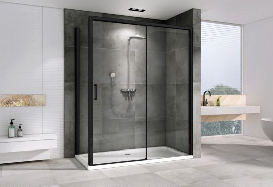 Душевой уголок ABBER Komfort AG93170B-S102B 170х100 см схема 3