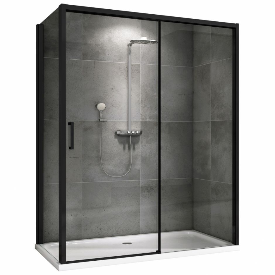 Душевой уголок ABBER Komfort AG93170B-S92B 170х90 см