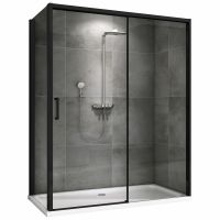 Душевой уголок ABBER Komfort AG93170B-S92B 170х90 см схема 1