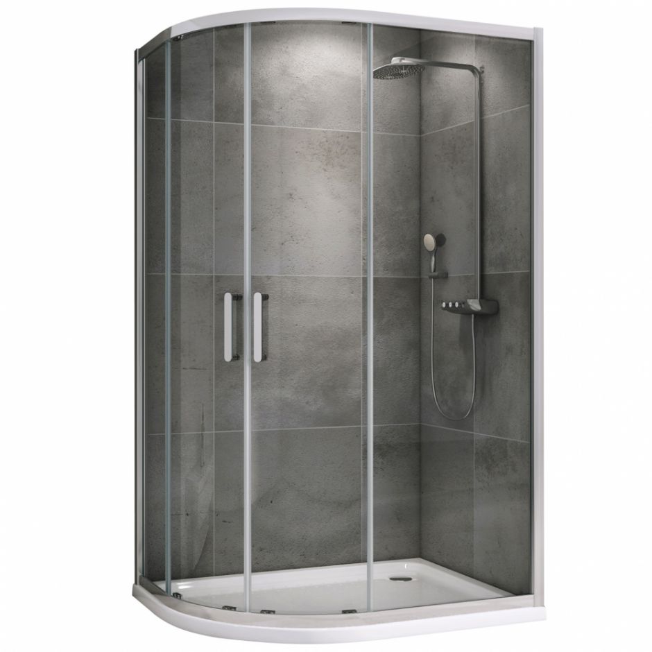 Душевой уголок ABBER Schwarzer Diamant AG01129 120х90 см