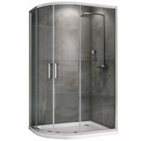 Душевой уголок ABBER Schwarzer Diamant AG01190 100х90 см схема 1