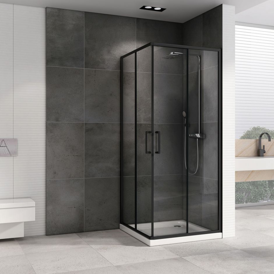 Душевой уголок ABBER Schwarzer Diamant AG02080B5 80х80 см ФОТО