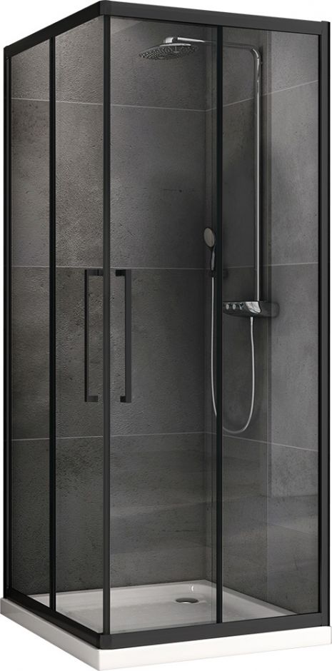 Душевой уголок ABBER Schwarzer Diamant AG02090BH 90х90 см