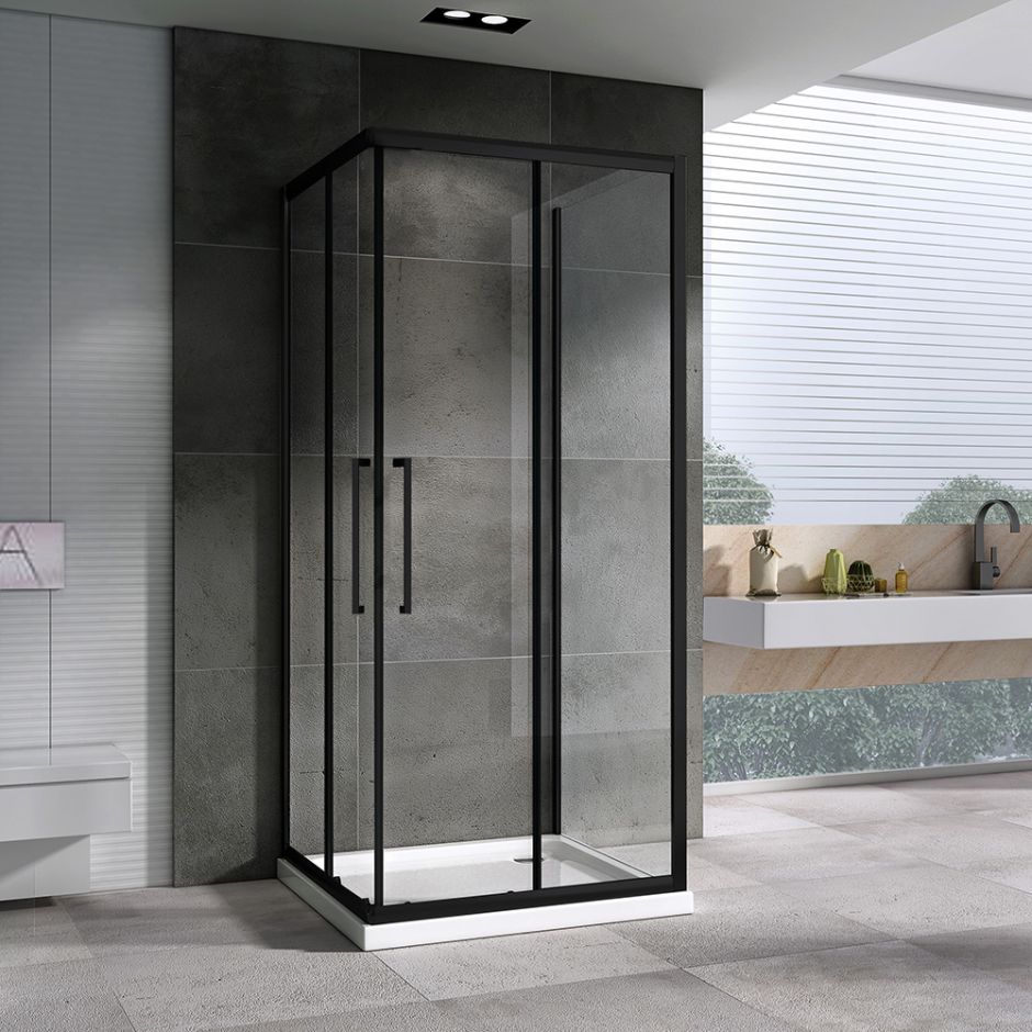 Душевой уголок ABBER Schwarzer Diamant AG02100BH-S100B 100х100 см ФОТО