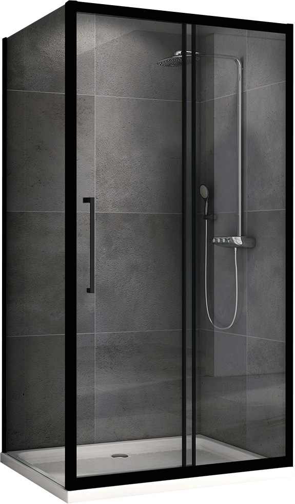 Душевой уголок ABBER Schwarzer Diamant AG30110BH-S100B 110х100 см цена от 41 990 ₽ Фото Душевой уголок ABBER Schwarzer Diamant AG30110BH-S100B 110х100 см