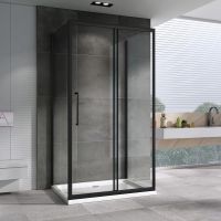 Душевой уголок ABBER Schwarzer Diamant AG30110BH-S100B-S100B 110х100 см схема 3