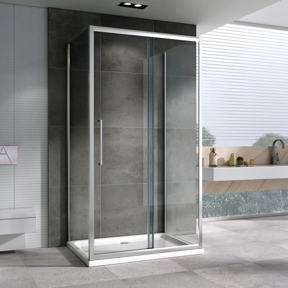 Душевой уголок ABBER Schwarzer Diamant AG30110H-S80-S80 110х80 см ФОТО