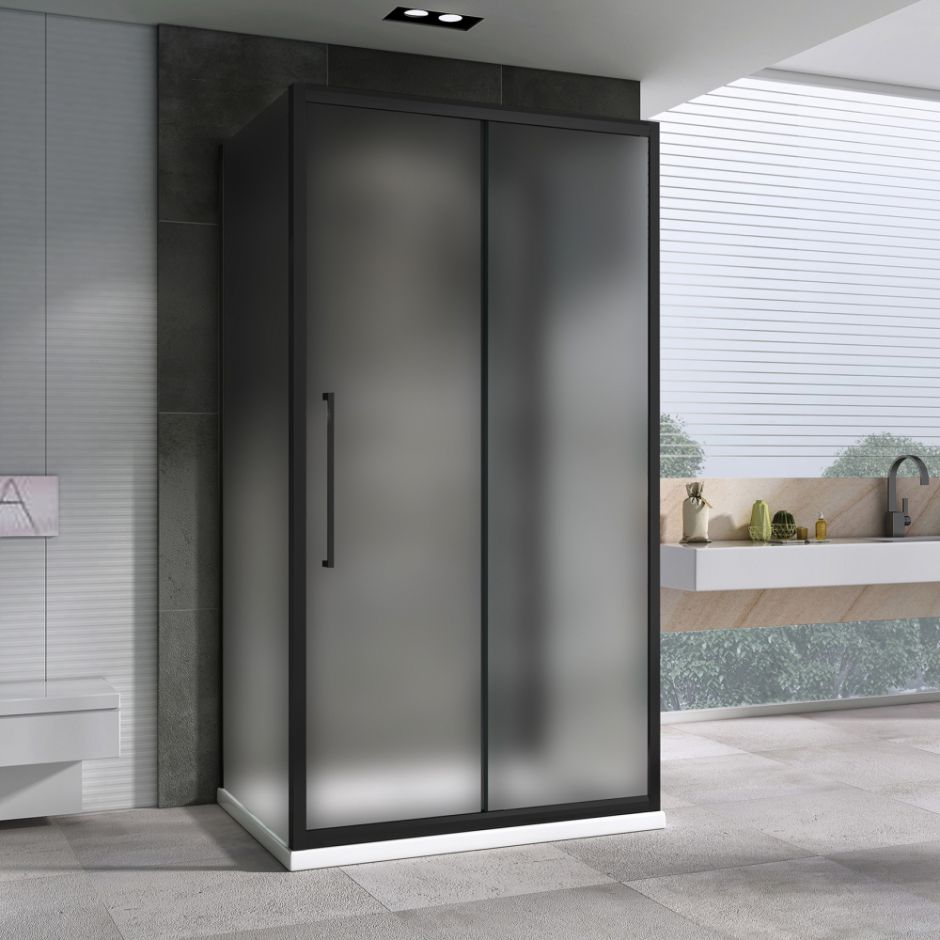 Душевой уголок ABBER Schwarzer Diamant AG30150BMH-S70BM-S70BM 150х70 см ФОТО