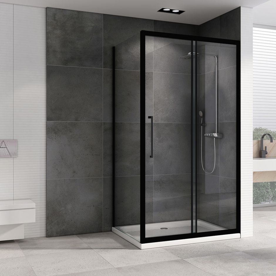 Душевой уголок ABBER Schwarzer Diamant AG30160BH-S70B 160х70 см ФОТО