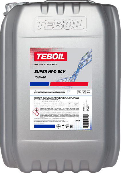 Teboil Super HPD ECV 10W‑40, 20л