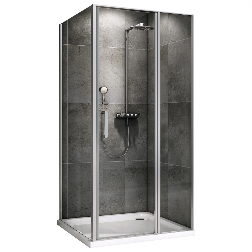 Душевой уголок ABBER Sonnenstrand AG04140S-S80 140х80 см цена от 41 310 ₽ Фото Душевой уголок ABBER Sonnenstrand AG04140S-S80 140х80 см