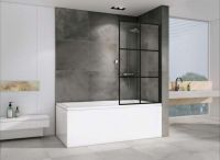 Шторка на ванну ABBER Immer Offen AG72100B схема 3