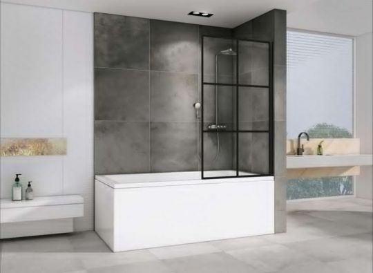 Шторка на ванну ABBER Immer Offen AG72100B схема 3