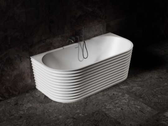 Ванна из искусственного камня ABBER Stein AS9652 белая матовая схема 10 Ванна из искусственного камня ABBER Stein AS9652 белая матовая схема 10