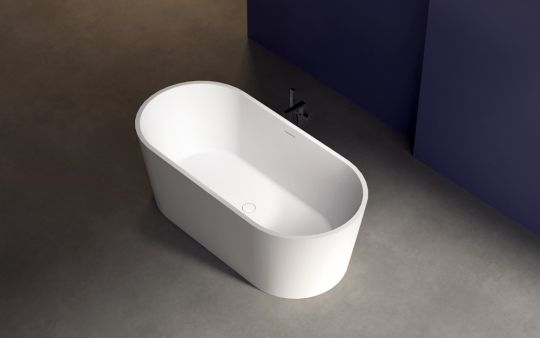 Акриловая ванна ABBER AB9209MW белая матовая схема 10