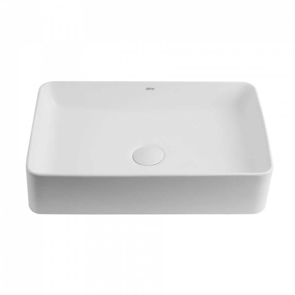 Раковина накладная ABBER Rechteck AC2207MW белая матовая ФОТО