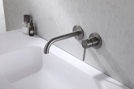 Смеситель ABBER Wasser Kreis AF8112NG для раковины скрытого монтажа, никель схема 3