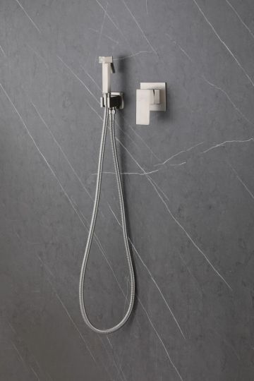 Смеситель ABBER Daheim AF8225SP с гигиеническим душем, сатин схема 4