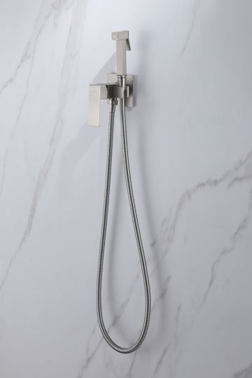 Смеситель ABBER Daheim AF8226SP с гигиеническим душем, сатин схема 4