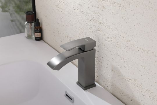 Смеситель ABBER Wasserfall AF8610NG для раковины, никель схема 3